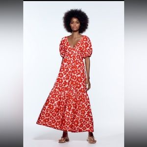 Zara Floral Maxi Dress